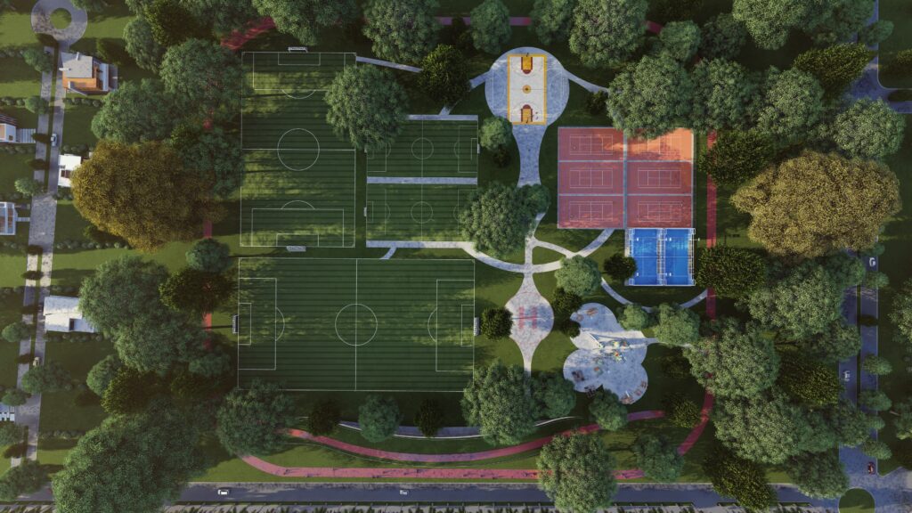 7 pista de atletismo y area deportiva